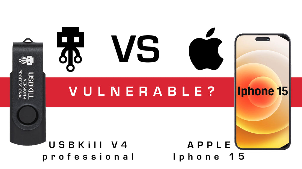 Red Team Insights: Unveiling iPhone 15's USB Port Vulnerability with USBKill V4