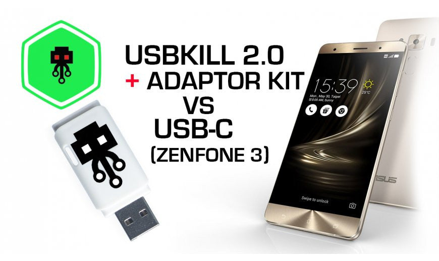 USB Kill 2.0 VS USB-C (Zenphone 3)