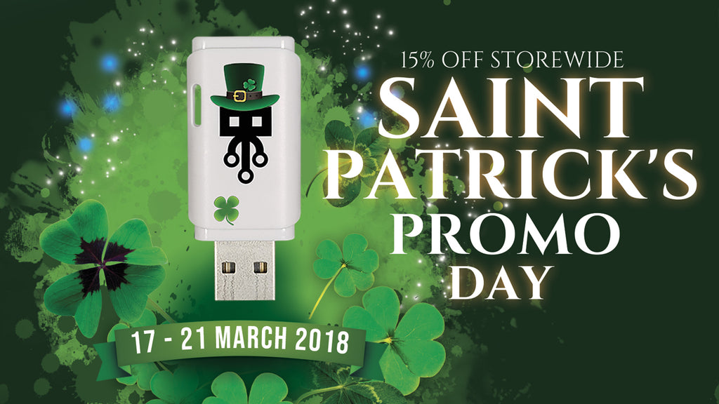 St-Patrick's day promo ! 15% OFF storewide . Until March 21st